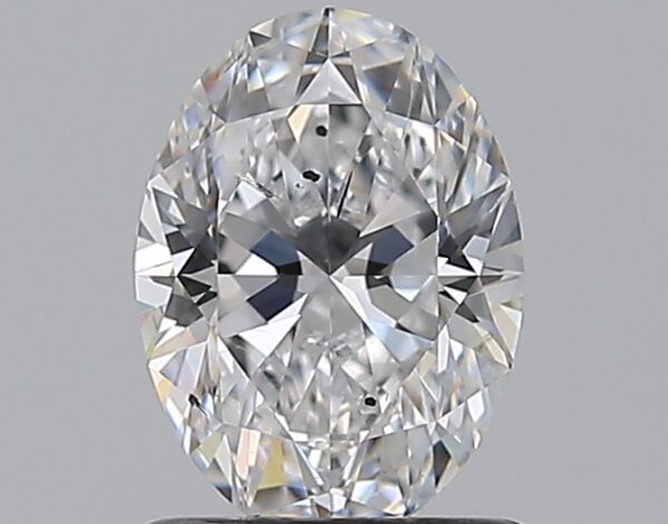 1 carat, D colour, SI1 clarity, Oval shape, Natural Diamond.