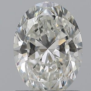 1.2 carat, G colour, VS2 clarity, Oval shape, Natural Diamond.