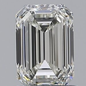 1.2 carat, H colour, VVS1 clarity, Emerald shape, Natural Diamond.