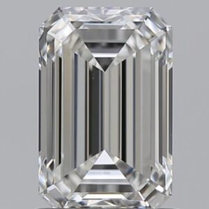 1.2 carat, H colour, VS1 clarity, Emerald shape, Natural Diamond.
