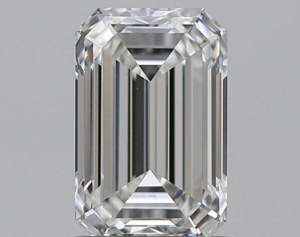 1.2 carat, H colour, VS1 clarity, Emerald shape, Natural Diamond.
