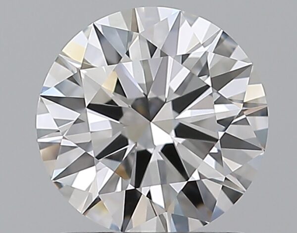 1.01 carat, E colour, VVS2 clarity, Round shape, Natural Diamond.