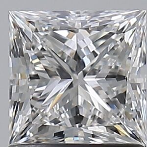 1.07 carat, F colour, VS1 clarity, Princess shape, Natural Diamond.