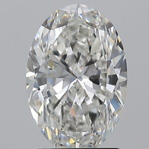 2.01 carat, G colour, SI1 clarity, Oval shape, Natural Diamond.