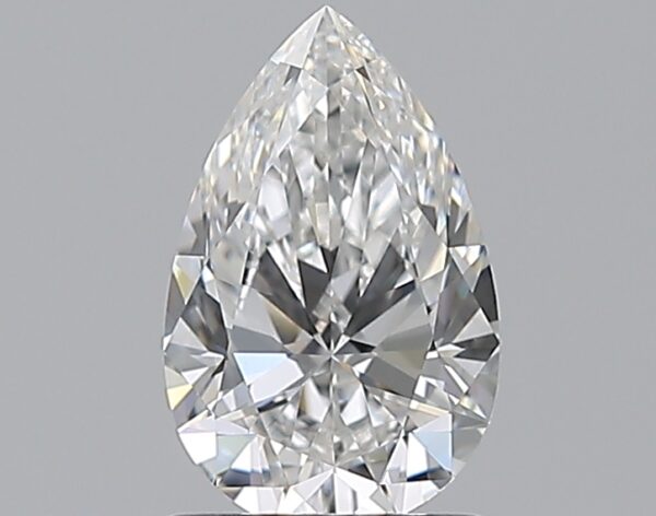 1 carat, E colour, VS1 clarity, Pear shape, Natural Diamond.