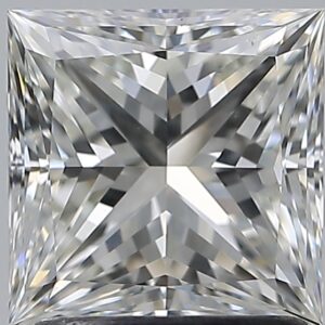 1.71 carat, H colour, VS2 clarity, Princess shape, Natural Diamond.