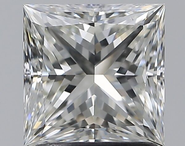1.71 carat, H colour, VS2 clarity, Princess shape, Natural Diamond.