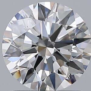 1.51 carat, D colour, VS2 clarity, Round shape, Natural Diamond.