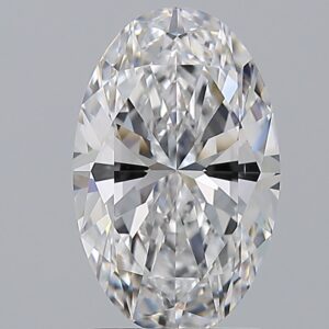 2.01 carat, D colour, VS2 clarity, Oval shape, Natural Diamond.