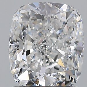 1.79 carat, D colour, VS1 clarity, Cushion shape, Natural Diamond.