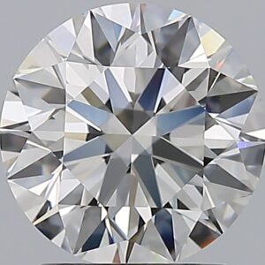 2.11 carat, H colour, VVS1 clarity, Round shape, Natural Diamond.