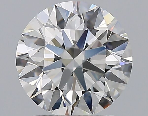 2.11 carat, H colour, VVS1 clarity, Round shape, Natural Diamond.