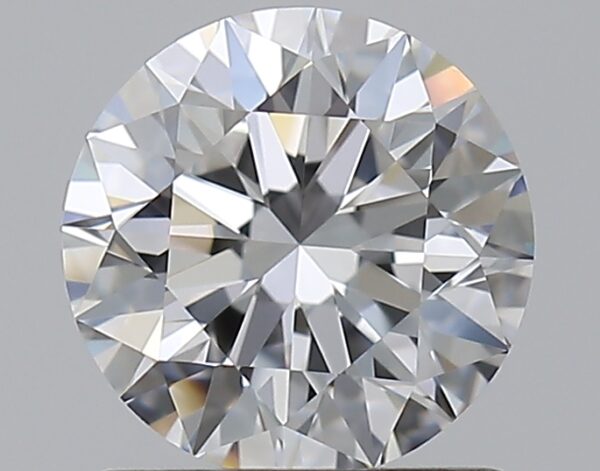 1.01 carat, E colour, IF clarity, Round shape, Natural Diamond.