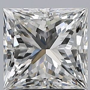 1.51 carat, H colour, VVS1 clarity, Princess shape, Natural Diamond.