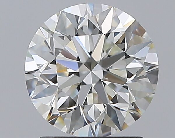 1.7 carat, H colour, VS2 clarity, Round shape, Natural Diamond.