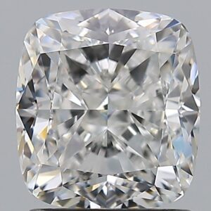 2.01 carat, F colour, VVS2 clarity, Cushion shape, Natural Diamond.