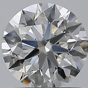 0.97 carat, H colour, VVS1 clarity, Round shape, Natural Diamond.