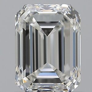 1.01 carat, H colour, VVS1 clarity, Emerald shape, Natural Diamond.