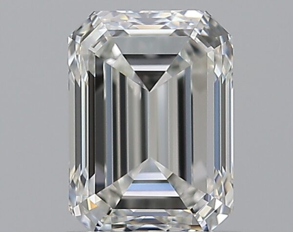 1.01 carat, H colour, VVS1 clarity, Emerald shape, Natural Diamond.