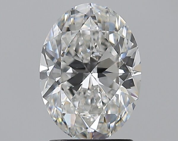 2.01 carat, F colour, VS2 clarity, Oval shape, Natural Diamond.