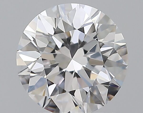 1.01 carat, D colour, IF clarity, Round shape, Natural Diamond.