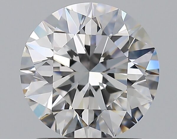 1.6 carat, E colour, VVS2 clarity, Round shape, Natural Diamond.