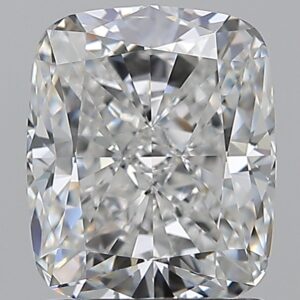 2 carat, E colour, VVS1 clarity, Cushion shape, Natural Diamond.