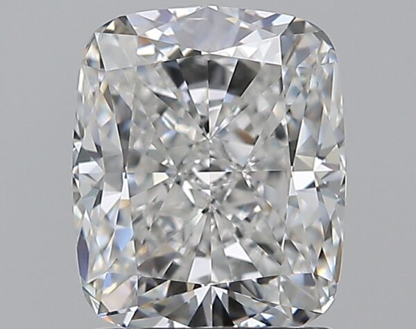 2 carat, E colour, VVS1 clarity, Cushion shape, Natural Diamond.