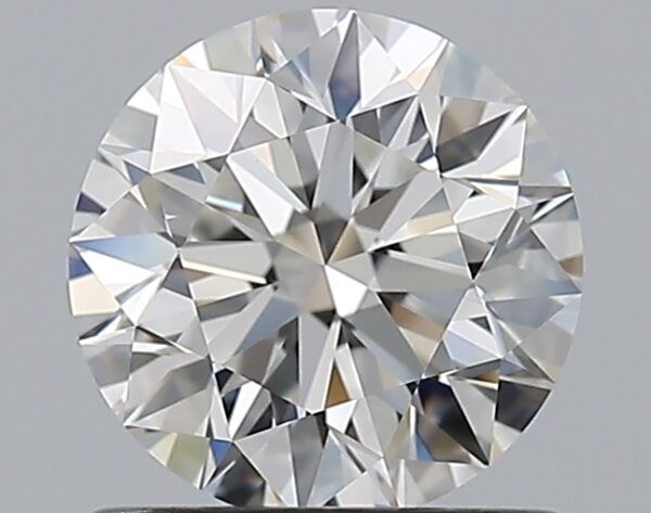 1 carat, E colour, VVS2 clarity, Round shape, Natural Diamond.