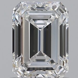 1.02 carat, D colour, VS2 clarity, Emerald shape, Natural Diamond.