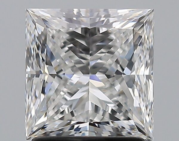 2.01 carat, E colour, VVS2 clarity, Princess shape, Natural Diamond.