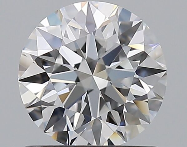 1.02 carat, D colour, VVS2 clarity, Round shape, Natural Diamond.