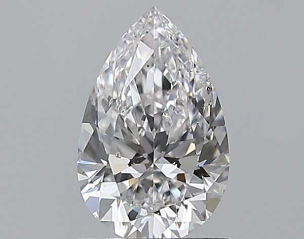 1.02 carat, D colour, SI2 clarity, Pear shape, Natural Diamond.