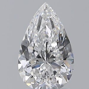 1.5 carat, D colour, VS2 clarity, Pear shape, Natural Diamond.
