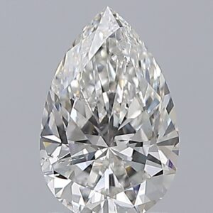 1 carat, G colour, SI2 clarity, Pear shape, Natural Diamond.