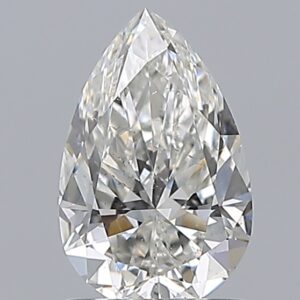 1.01 carat, H colour, SI2 clarity, Pear shape, Natural Diamond.
