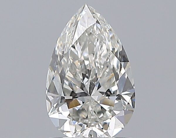1.01 carat, H colour, SI2 clarity, Pear shape, Natural Diamond.