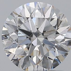 1.01 carat, E colour, SI2 clarity, Round shape, Natural Diamond.