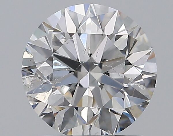 1.01 carat, E colour, SI2 clarity, Round shape, Natural Diamond.