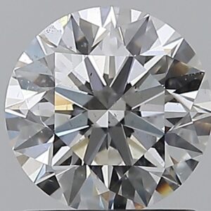 1.22 carat, E colour, SI1 clarity, Round shape, Natural Diamond.
