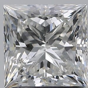 1.71 carat, H colour, SI2 clarity, Princess shape, Natural Diamond.