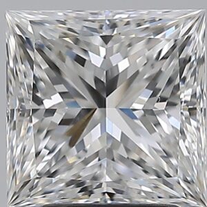 2.71 carat, E colour, VS2 clarity, Princess shape, Natural Diamond.