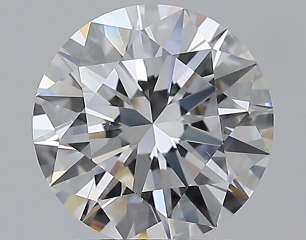 1.79 carat, D colour, VS2 clarity, Round shape, Natural Diamond.