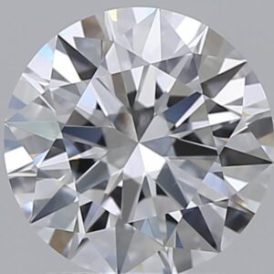1.7 carat, D colour, VS2 clarity, Round shape, Natural Diamond.
