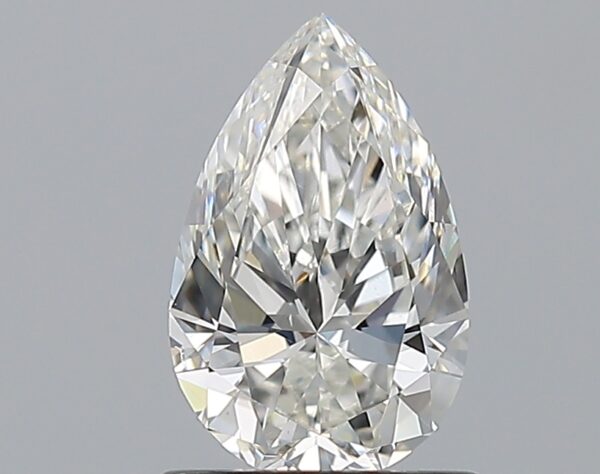 1 carat, H colour, VS2 clarity, Pear shape, Natural Diamond.
