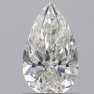 1 carat, H colour, VS1 clarity, Pear shape, Natural Diamond.
