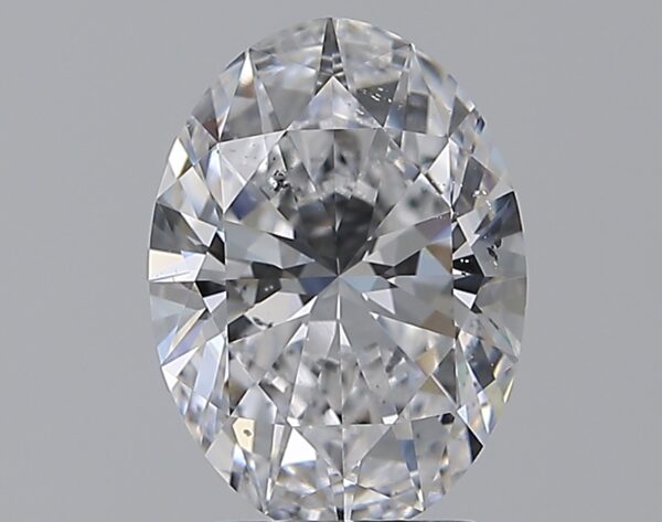 2.01 carat, D colour, SI1 clarity, Oval shape, Natural Diamond.