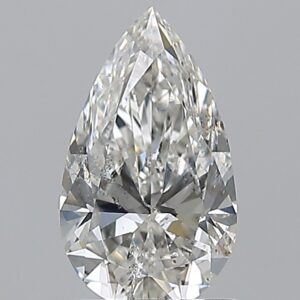 1 carat, G colour, SI2 clarity, Pear shape, Natural Diamond.