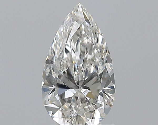 1 carat, G colour, SI2 clarity, Pear shape, Natural Diamond.