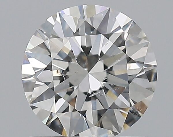 1.01 carat, G colour, SI2 clarity, Round shape, Natural Diamond.
